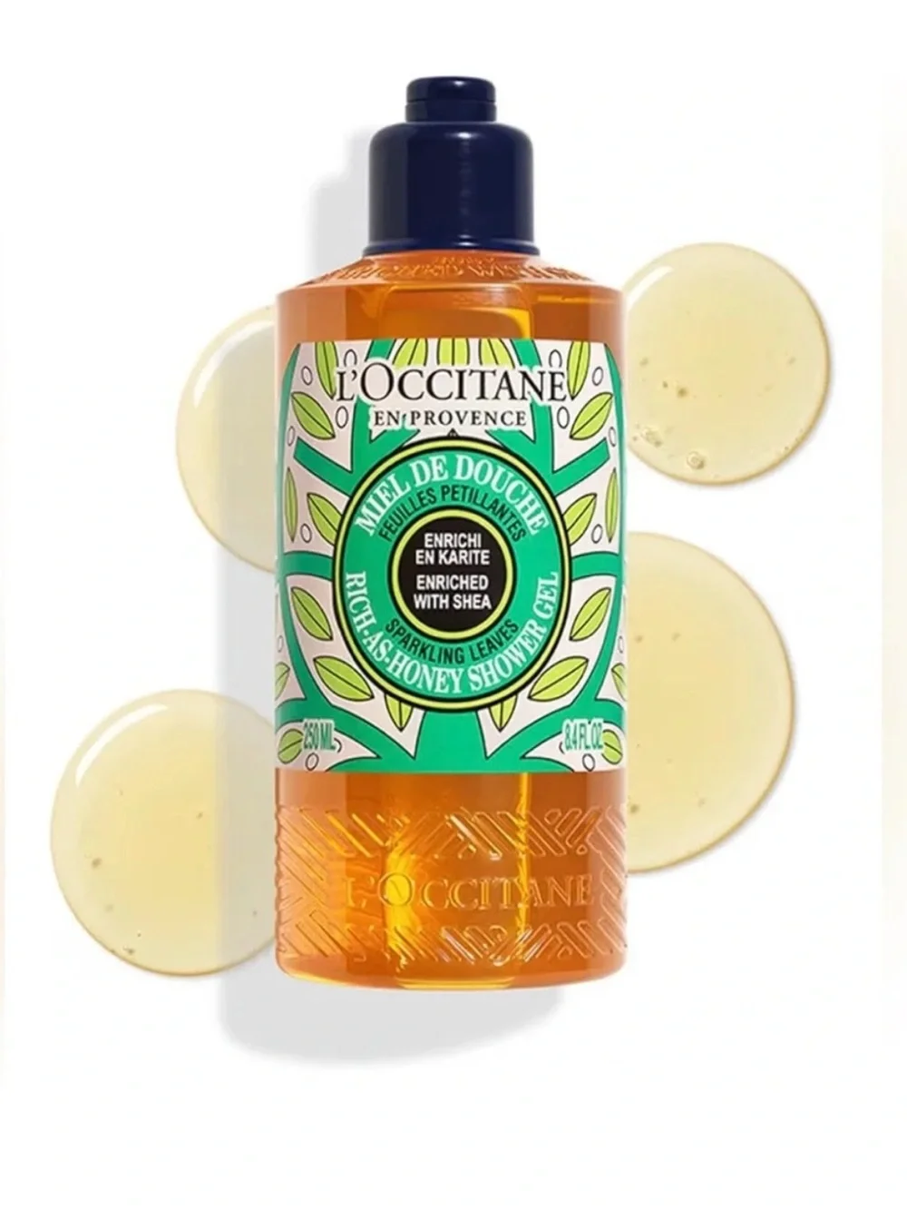 L'Occitane Shea Sparkling Leaves Rich-as-Honey Shower Gel 8.4 oz